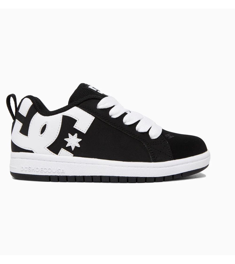DC SHOES COURT GRAFFIK, SCARPE DA SKATE, BLACK/WHITE, 27.5 EU