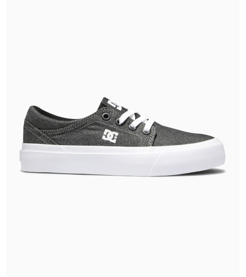 DC SHOES TRASE, SCARPE DA GINNASTICA DA RAGAZZA, GRIGIO (GRIGIO, GRIGIO, NERO, GRIGIO), 32 EU