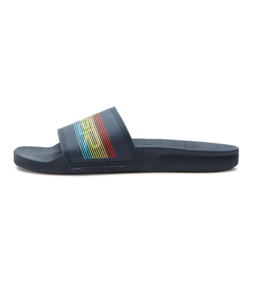 QUIKSILVER RIVI WORDMARK SLIDE, SANDALI UOMO, BLUE 3, 41 EU