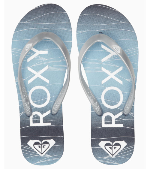 ROXY TAHITI, SANDALI DONNA, NAVY BLUE WHITE, 36 EU