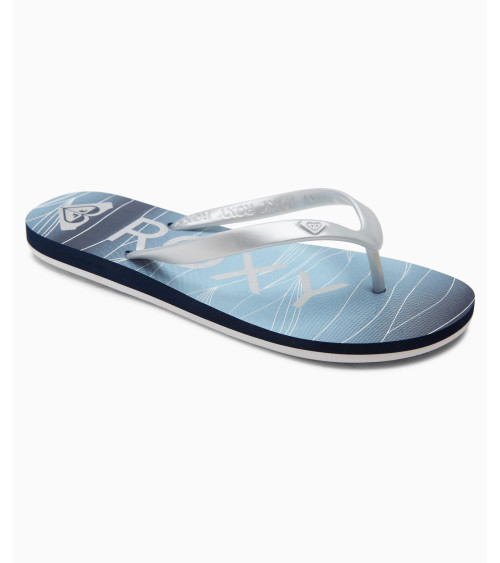 ROXY TAHITI, SANDALI DONNA, NAVY BLUE WHITE, 36 EU
