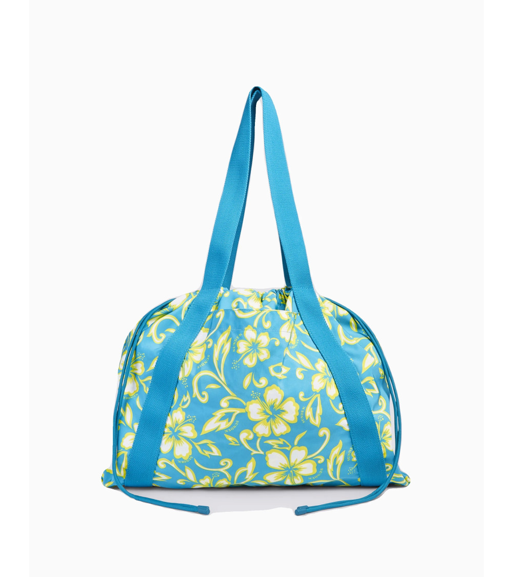 SUNDEK AVA NYLON BAG WITH CANVAS HANDLE