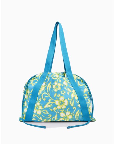 SUNDEK AVA NYLON BAG WITH CANVAS HANDLE