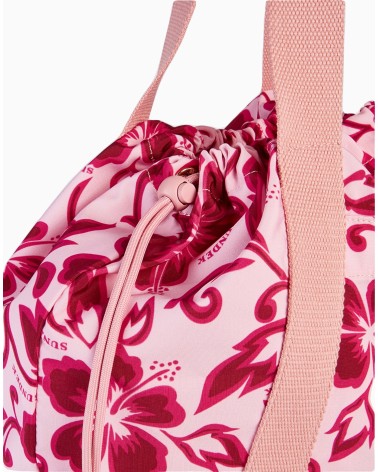 SUNDEK AVA NYLON BAG WITH CANVAS HANDLE