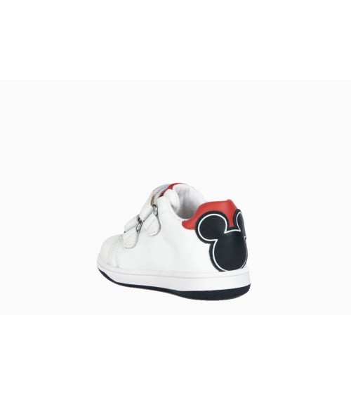 GEOX B NEW FLICK BOY, SCARPE DA GINNASTICA BIMBO 0-24, BIANCO NERO, 20 EU