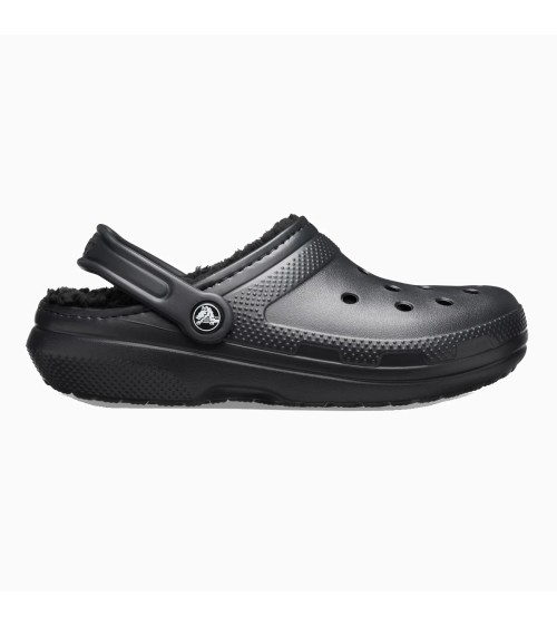 CROCS CLASSIC LINED CLOG, ZOCCOLI UNISEX - ADULTO, BLACK/BLACK, 45/46 EU