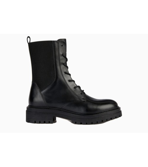 GEOX D IRIDEA, CAVIGLIA BARCA DONNA, NERO, 36 EU