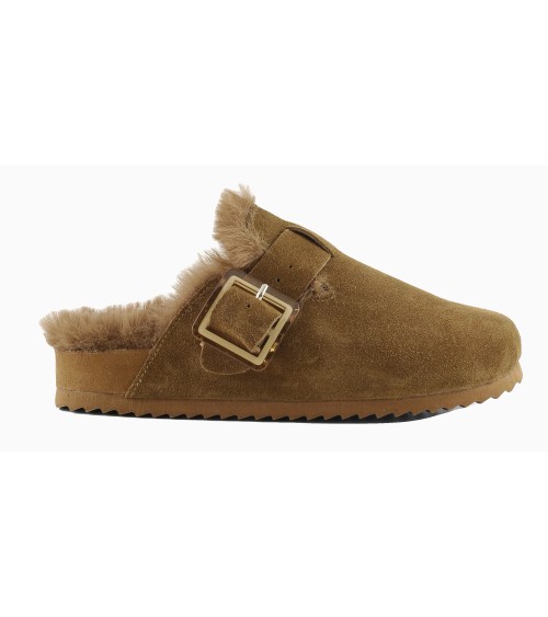 COLORS OF CALIFORNIA SUEDE FURRY BIO CLOSED TOE