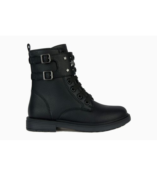 GEOX J ECLAIR GIRL, CAVIGLIA BARCA, NERO (BLACK GUN), 29 EU