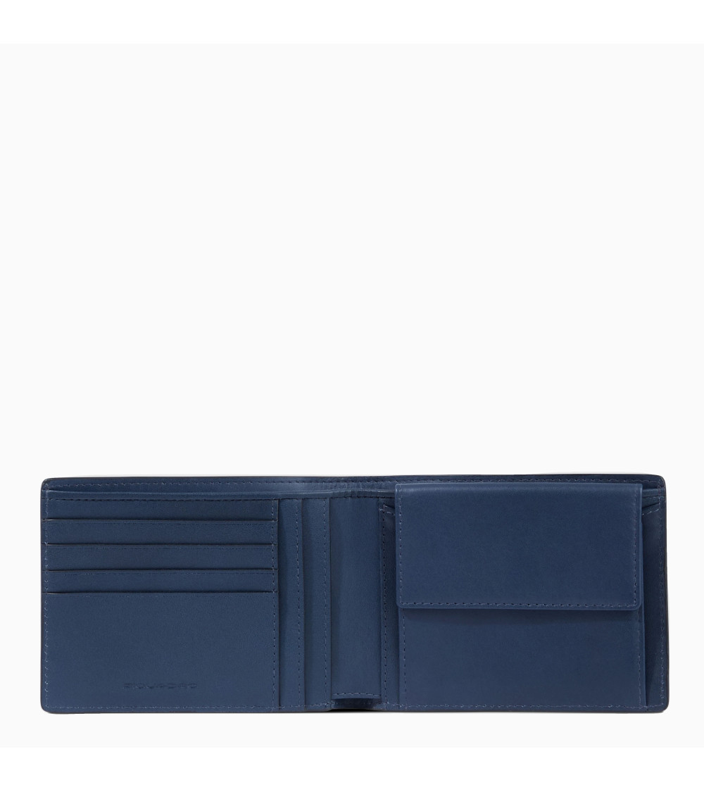 Piquadro Portefeuille Homme Bleu - Porte-Monnaie