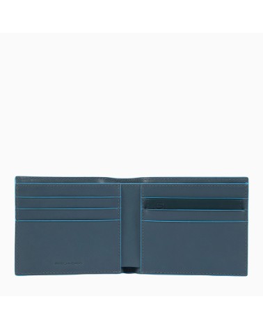 Piquadro Blue Square Wallet - Leather Men's Wallet - Shop Now!