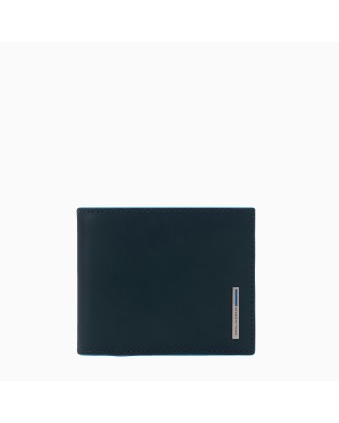 Piquadro Blue Square Wallet - Leather Men's Wallet - Shop Now!