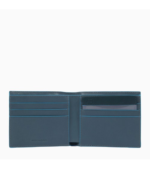Piquadro Blue Square Wallet - Leather Men's Wallet - Shop Now!