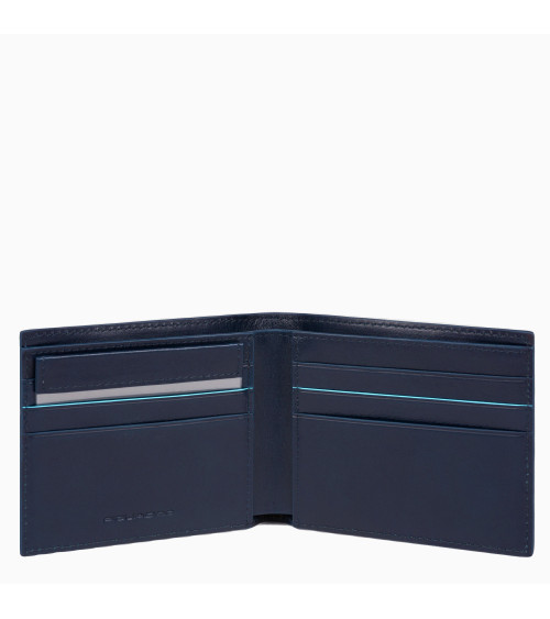 PIQUADRO Blue Square Men's Wallet RFID Leather - Shop Now!