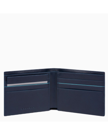 PIQUADRO Blue Square Men's Wallet RFID Leather - Shop Now!