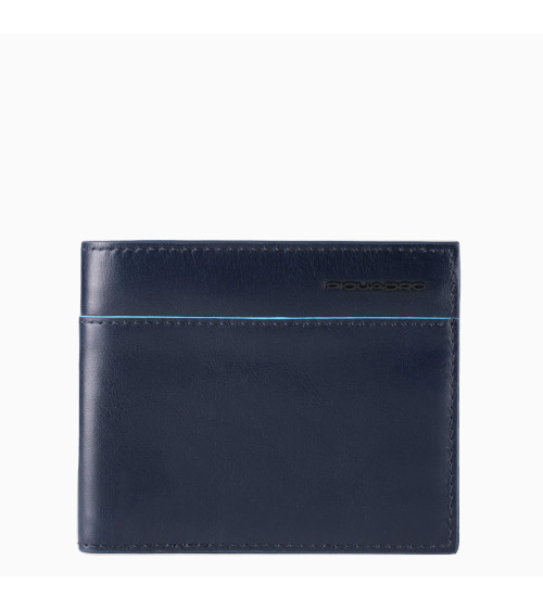 PIQUADRO Blue Square Men's Wallet RFID Leather - Shop Now!