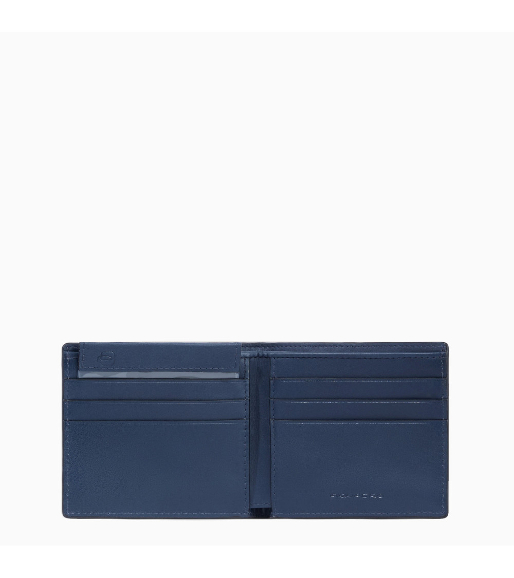 Piquadro Wallet PU3891FXPR - Slim Leather Card Holder
