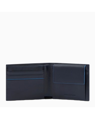 Piquadro Blue Square Men's Wallet - RFID Protection - Shop Now!