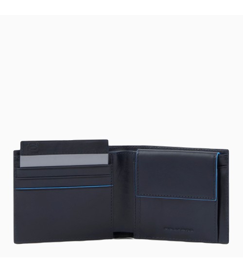 Piquadro Blue Square Men's Wallet - RFID Protection - Shop Now!