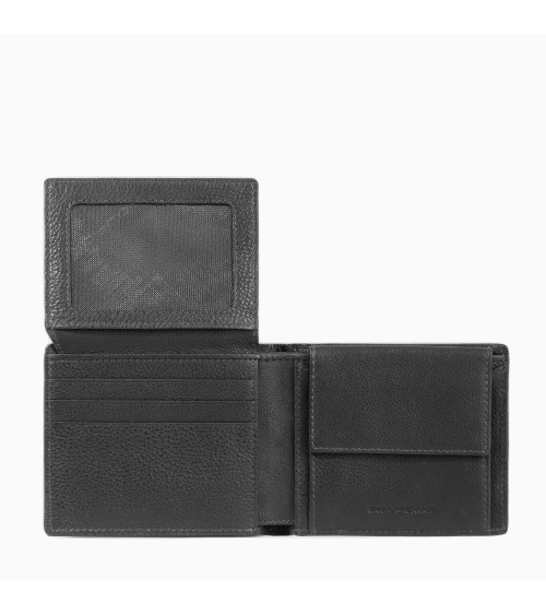 Piquadro Portafoglio Uomo Pelle - Kompakt & Slim