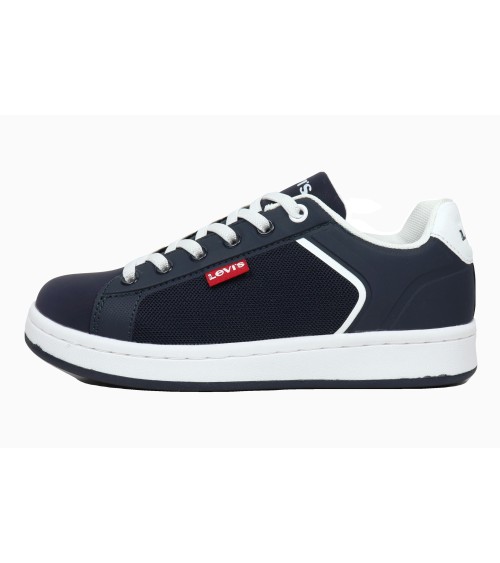 LEVI'S KIDS BOULEVARD 2.0, SCARPE DA GINNASTICA, NAVY, 32 EU