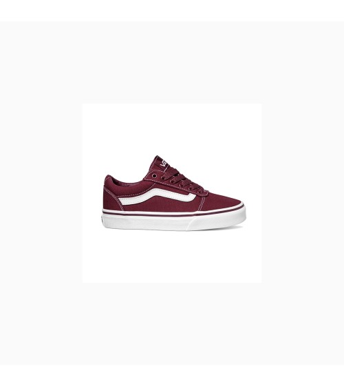 VANS WARD, SCARPE DA GINNASTICA UNISEX - BAMBINI E RAGAZZI, CANVAS PORT ROYALE WHITE, 32 EU