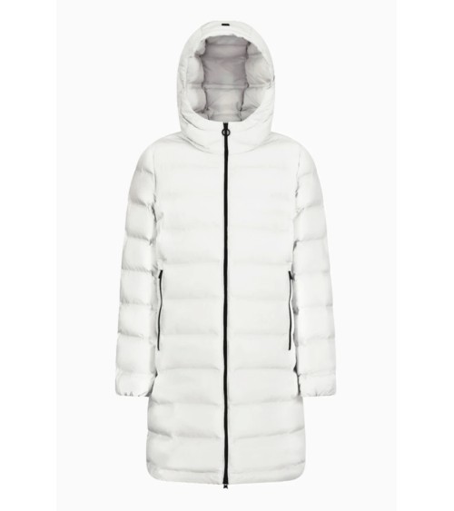 GEOX W SPHERICA LONG PARK, GIACCA DONNA, BLANC DE BLANC, 44
