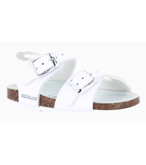 GRUNLAND JUNIOR SB0027 ARIA SANDALO BAMB. S. BIANCO 20