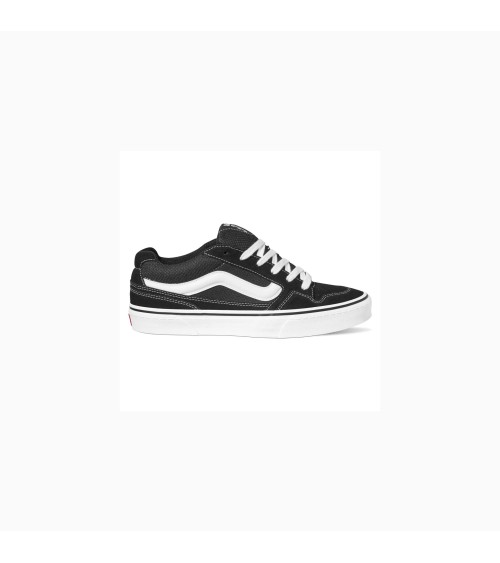 VANS CALDRONE, SNEAKER UOMO, SUEDE MESH BLACK WHITE, 43 EU