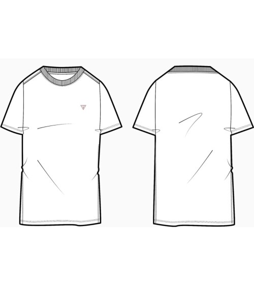 Guess Slim Fit T-Shirt with Logo - Shop Now