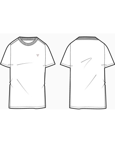 Guess Slim Fit T-Shirt with Logo - Shop Now