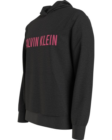 Sweat à capuche Calvin Klein noir & rose homme | CK