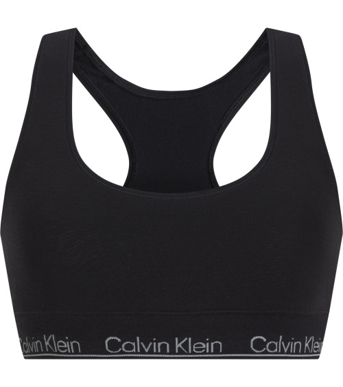 Calvin Klein Racerback Bralette - Black - Women's - M