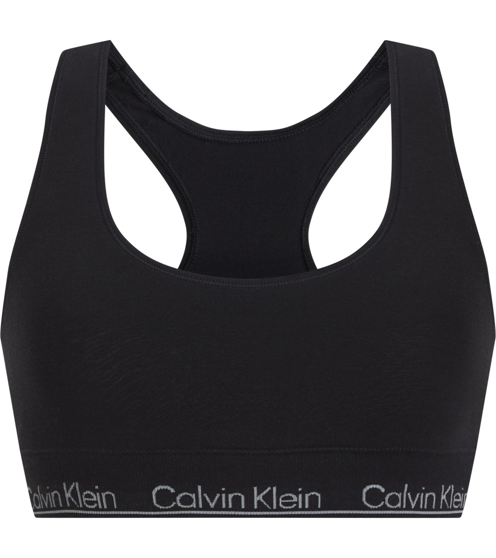 Calvin Klein Racerback Bralette - Black - Women's - M