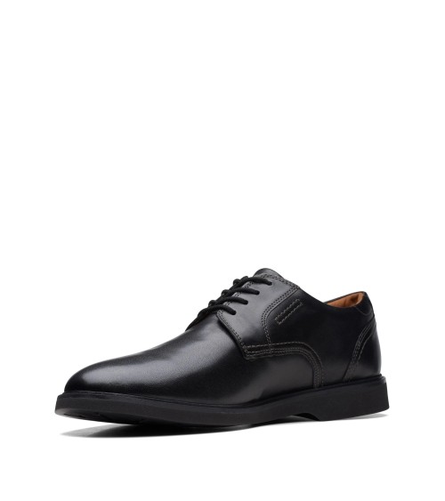 CLARKS MALWOOD LACE, OXFORD UOMO, PELLE NERA, 40 EU