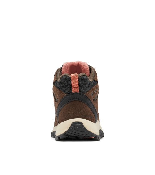 COLUMBIA REDMOND III MID WATERPROOF SCARPONI DA TREKKING ALTA IMPERMEABILI DONNA, MARRONE (CORDOVAN X DARK CORAL), 36 EU