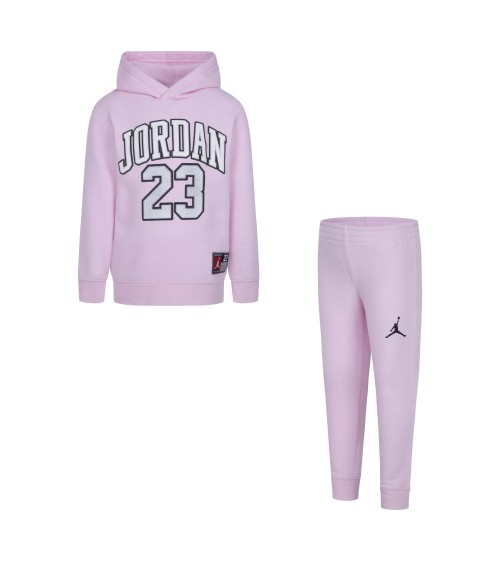 NIKE JORDAN TUTA DA BAMBINA JERSEY PACK ROSA TAGLIA 6-7 A CODICE 35C651-A9Y