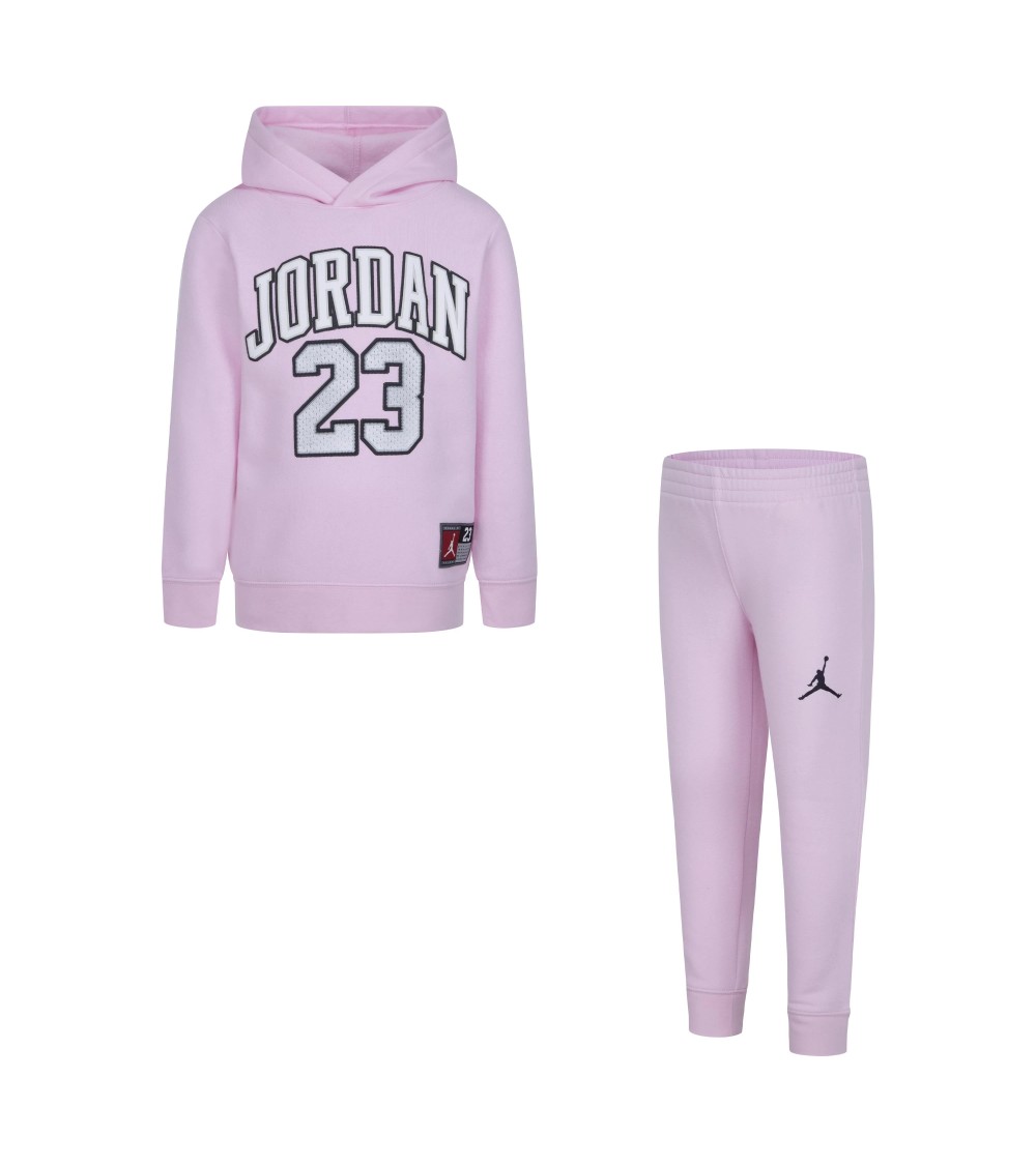 NIKE JORDAN TUTA DA BAMBINA JERSEY PACK ROSA TAGLIA 6-7 A CODICE 35C651-A9Y