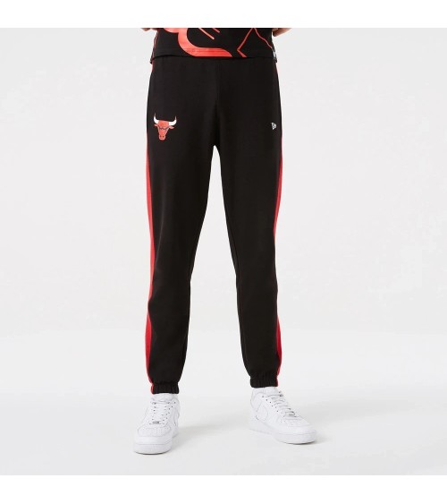 NEW ERA NBA TEAM LOGO JOGGER CHIBUL BLK PANTALONI, NERO, XS UOMO