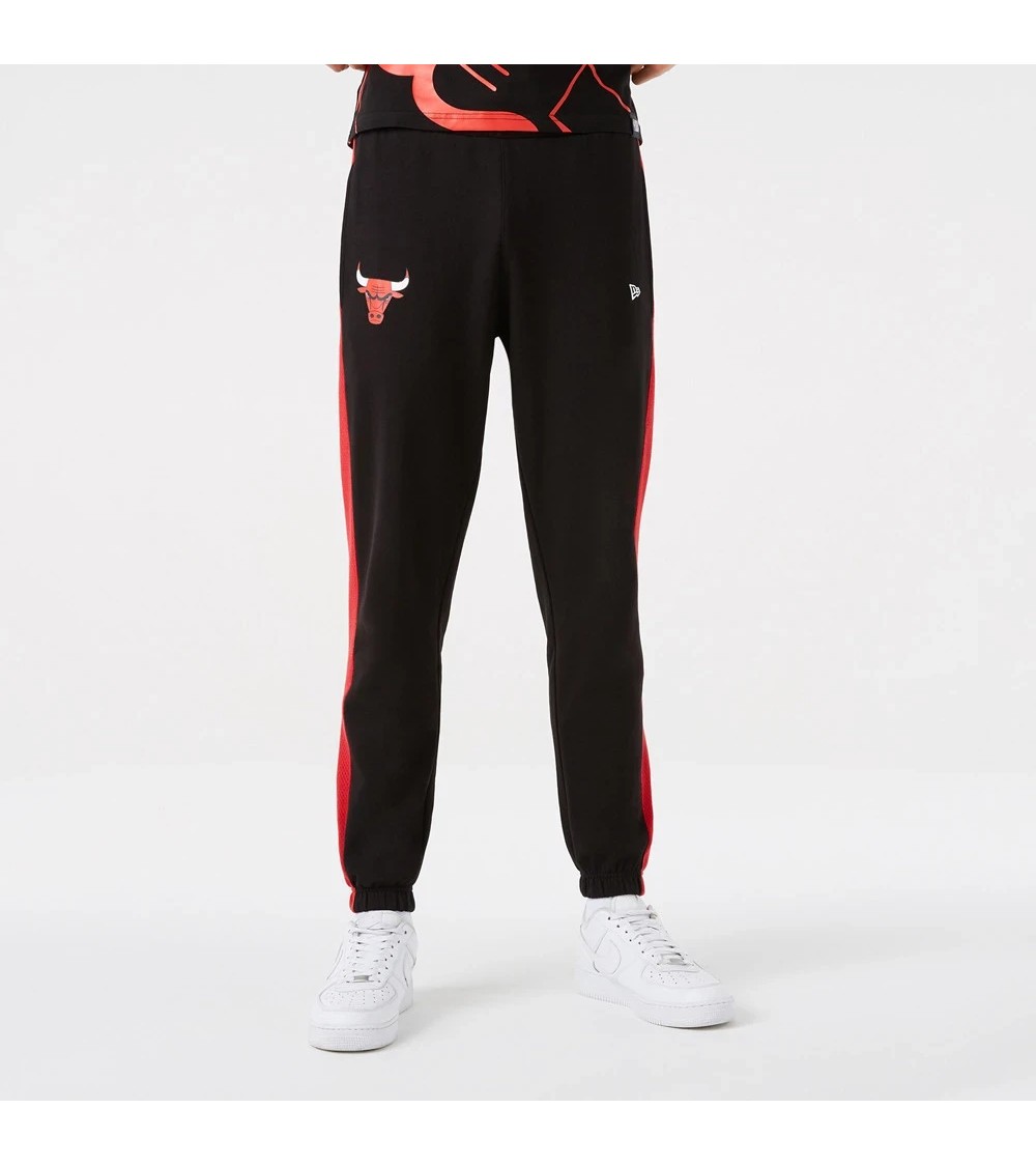 NEW ERA NBA TEAM LOGO JOGGER CHIBUL BLK PANTALONI, NERO, XS UOMO