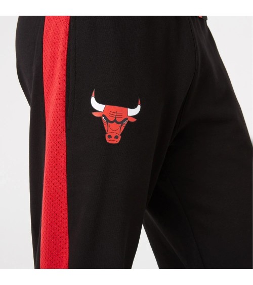 NEW ERA NBA TEAM LOGO JOGGER CHIBUL BLK PANTALONI, NERO, XS UOMO