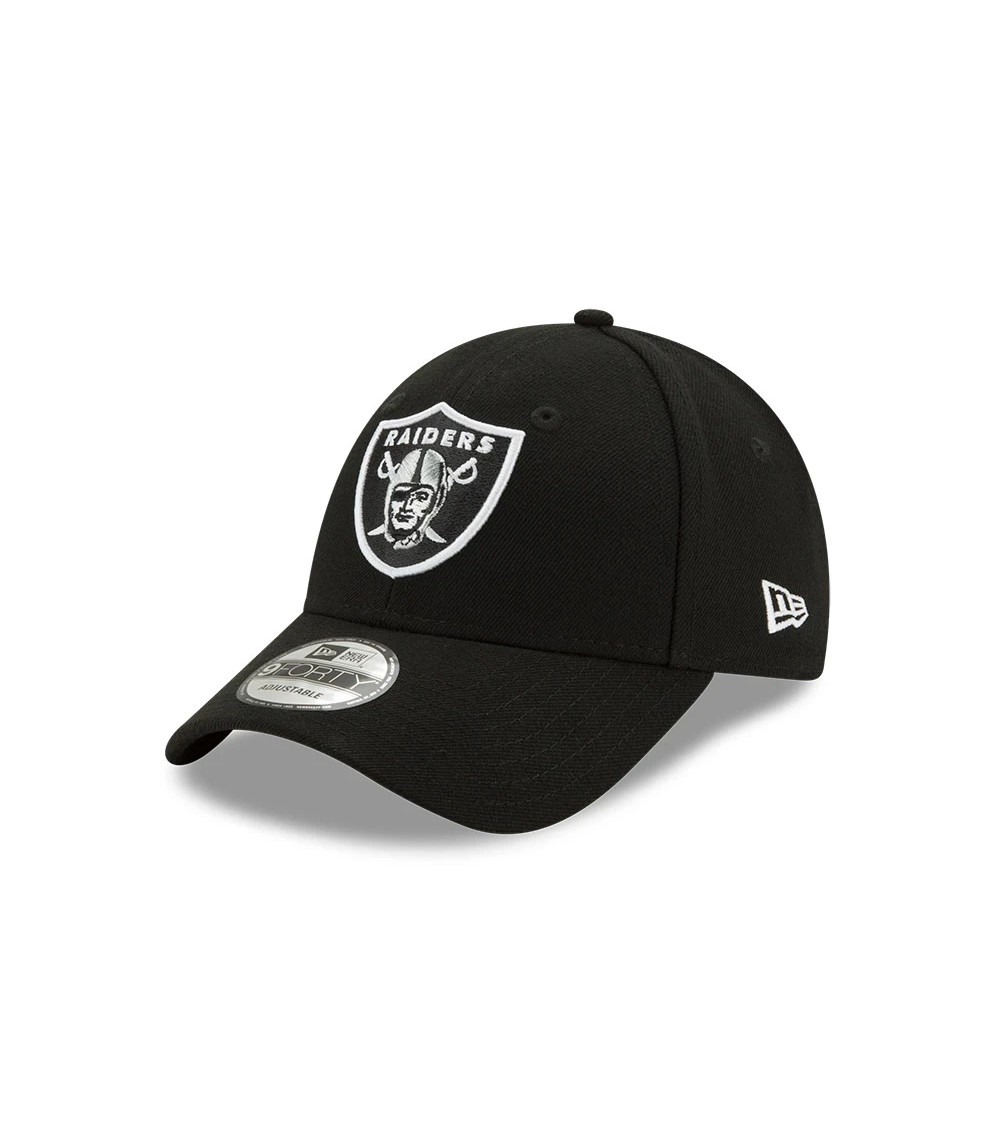 NEW ERA 10517873 THE LEAGUE 9FORTY OAKLAND RAIDERS OFFICAL TEAM COLOUR, BERRETTO UOMO, NERO, TAGLIA UNICA