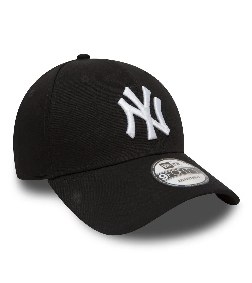 NEW ERA YORK YANKEES 9FORTY ADJUSTABLES CAP BLACK/WHITE - ONE-SIZE