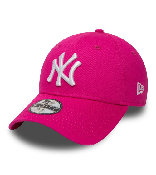 NEW ERA YORK YANKEES KIDS 9FORTY ADJUSTABLE MLB LEAGUE PINK/WHITE - CHILD
