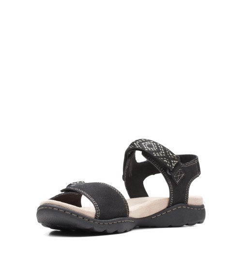 CLARKS AMANDA SPRINT, SANDALI SPORTIVI DONNA, BLACK SDE, 37 EU