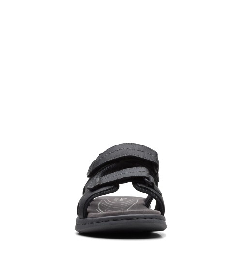 CLARKS WALKFORD WALK, SANDALO UOMO, NERO, 41 EU