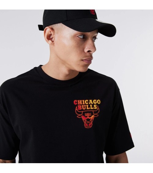 NEW ERA NBA DISSOLVENZA MAGLIETTA, NERO, S UOMO