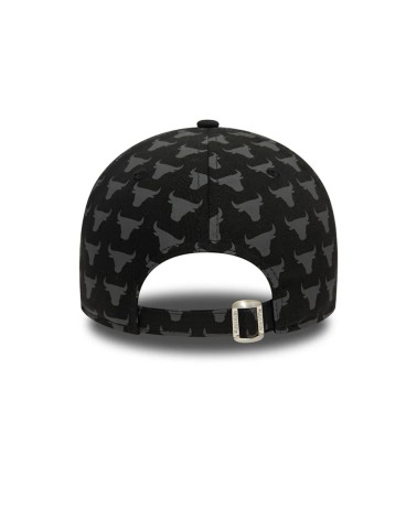 NEW ERA CAPPELLINO 9FORTY TEAM MONOGRAM BULLSERA BERRETTO BASEBALL CURVED BRIM CAP TAGLIA UNICA - NERO
