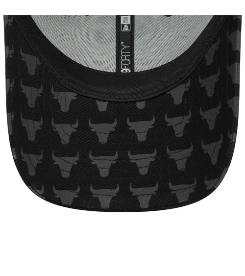 NEW ERA CAPPELLINO 9FORTY TEAM MONOGRAM BULLSERA BERRETTO BASEBALL CURVED BRIM CAP TAGLIA UNICA - NERO