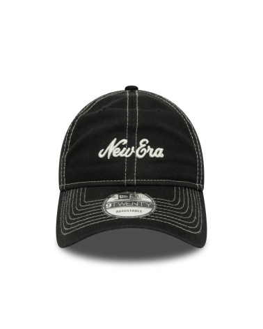 NEW ERA CONTRAST STITCH 9TWENTY NEWERA  BLKWHI